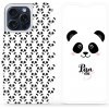 Pouzdro a kryt na mobilní telefon Apple Mobiwear flip Apple iPhone 15 Pro Max - M030P Panda Amálka