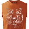 Dětské tričko dětské tričko Tygr, Oranžová