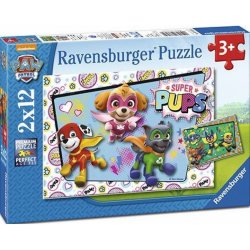 Ravensburger Tlapková Patrola 2 x 12 dílků