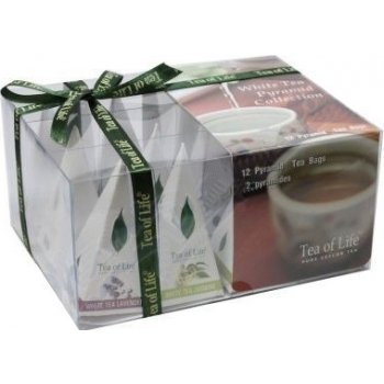 Tea of Life Zelený čaj dárková kolekce 4 příchutě pyramid 12 ks