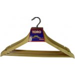 TORO Dřevěné ramínko na šaty 6ks – Zboží Dáma