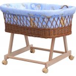 Scarlett Proutěný košík na miminko Mráček modrá – Zboží Dáma