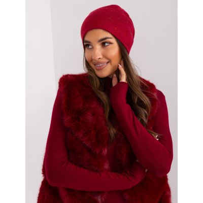Wool Fashion Italia čepice AT-CZ-2325.96 Bordó – Hledejceny.cz