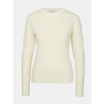 ORSAY dámský svetr s aplikací Krémový – Sleviste.cz