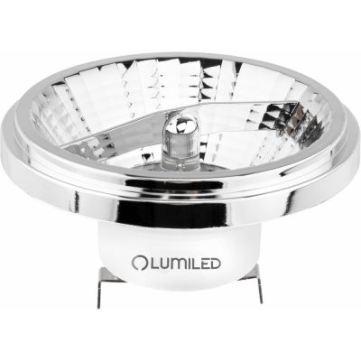 Lumiled LED žárovka LED G53 AR111 15W = 100W 1521lm 4000K Neutrální bílá 38° 12V DC Stříbrná – Zboží Živě