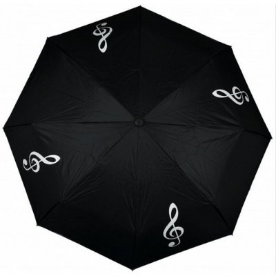Houslový klíč deštník skládací černý – Zboží Mobilmania