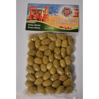 CRETAN FARMERS Olivy řecké zelené Citron 250 g – Zboží Dáma