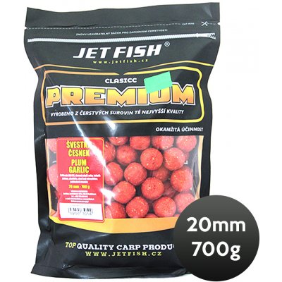 Jet Fish boilies Premium Clasicc 700g 20mm Mango/Meruňka