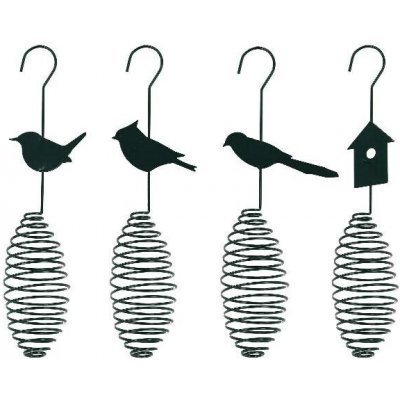 Esschert Design Krmítko "Best for Birds" kovové na lojové koule 35 cm 4 ks – Hledejceny.cz