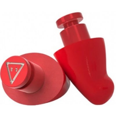 Flare Earshade Aluminium ergonomicky tvarované pěnové špunty Červené