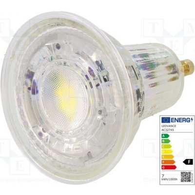Osram 4058075096684 žárovka LED studená bílá GU10 230VAC 575lm P 6,9W 36° 6500K – Hledejceny.cz
