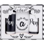 Bohemia Gifts & Cosmetics Pán a paní sprchový gel 2 x 100 ml + sůl do koupele 110 g dárková sada – Zboží Dáma