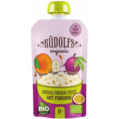 RUDOLFS Bio kapsička mango celozrnná ovesná kaše 110 g