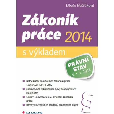 Zákoník práce 2014 - s výkladem – Hledejceny.cz