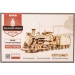 Robotime 3D dřevěné puzzle Parní lokomotiva Prime Steam Express 1:80 308 ks – Zboží Mobilmania