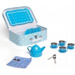 Bigjigs Toys čajový set v kufříku modrý puntíkovaný – Zboží Dáma Bigjigs Toys čajový set v kufříku modrý puntíkovaný – Zboží Dáma