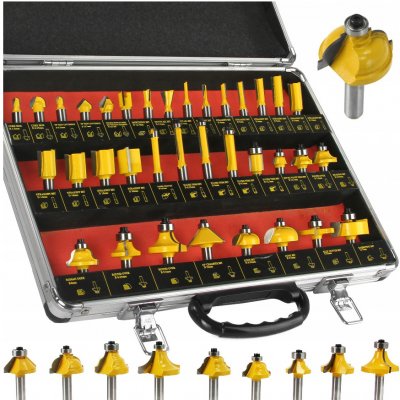 Black Frézy stopkové sada 35 kusů se stopkou 8mm – HobbyKompas.cz