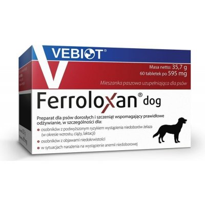 Vebiot Ferroloxan dog 60 tabletek – Hledejceny.cz