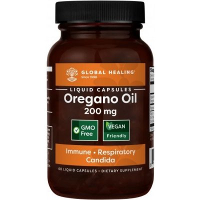 Global Healing Oreganový olej, 60 kapslí