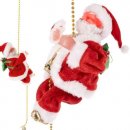 Ruhhy Santa na laně vánoční dekorace 22502
