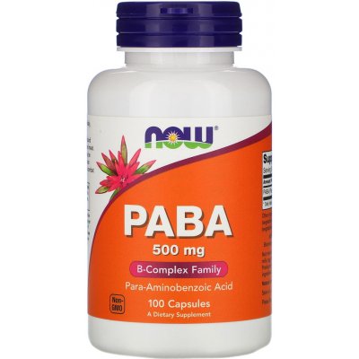 Now Foods Foods PABA 500 mg 100 kapslí – Hledejceny.cz