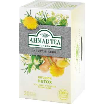 Ahmad Tea bylinný čaj detox 20 x 2 g