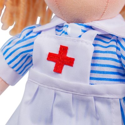 Bigjigs Toys látková zdravotní sestřička Nancy 25 cm – Zboží Mobilmania