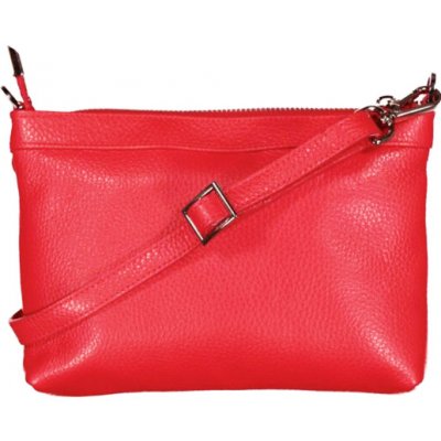 Estelle kožená kabelka LI-1767-D58 červená – Zboží Mobilmania