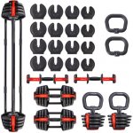 HMS SGR18 PRO SET nastavitelná činka 3 v 1 41 kg – Zboží Mobilmania