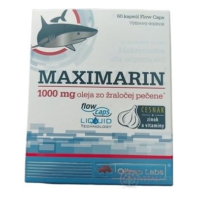 Maximarin kapslí olej ze žraločích jater, česnek, zinek a vitamíny 60 ks – Zbozi.Blesk.cz
