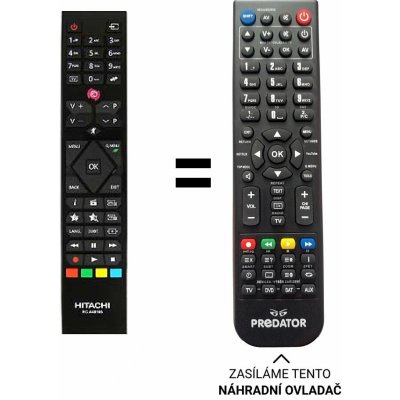 Dálkový ovladač Predátor Hitachi 32HB4T01A – Zboží Živě