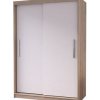 Šatní skříň Idzczak Neomi 04 120 cm s posuvnými dveřmi Stěny bílá / dub