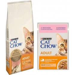 Cat Chow Adult tuňák & losos 15 kg