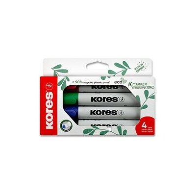 Kores ECO K-Marker Whiteboard popisovač na bílé tabule sada 4 ks 20724 – Zboží Živě