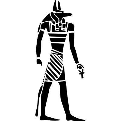 Merci-shop. Samolepka na zeď Egypt - E 092 ( 12,5 cm x 30 cm ) – Zboží Mobilmania