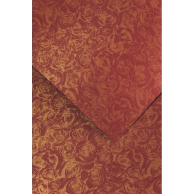 Ozdobný papír Růže bordó 250 g 20ks A4 – Hledejceny.cz