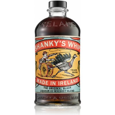 Shanky's Whip Black Irish Whiskey Liqueur 33% 0,7 l (holá láhev) – Sleviste.cz
