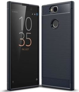 Carbo odolný silikonové Sony Xperia XA2 Plus - tmavěmodrý