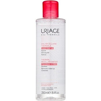 Uriage Eau Micellaire Thermale micelární čistící voda pro citlivou pleť se sklonem k podráždění bez parfemace (Soothes, Removes Make-Up, Cleanses) 250 ml