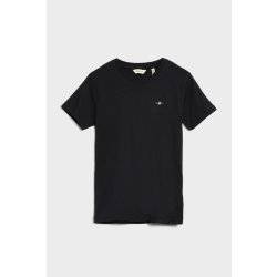 Gant tričko Shield Ls t shirt černá