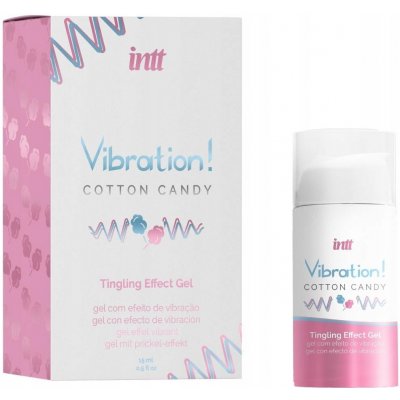 intt Vibration! Cotton Candy Tingling Effect Gel 15 ml – Zboží Dáma intt Vibration! Cotton Candy Tingling Effect Gel 15 ml – Zboží Dáma