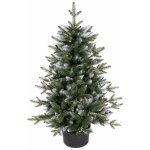 Umělý vánoční stromeček Smrk Bergamo diamant 3D v květináči 80 cm – Sleviste.cz