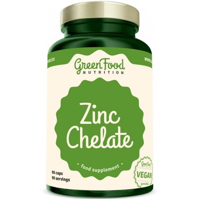Greenfood Nutrition Zinek Chelát 90 kapslí – Hledejceny.cz