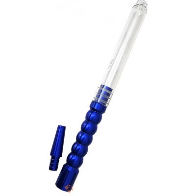 Hookah Náustek a koncovka Flame Glass pro silikonové hadice modré – Hledejceny.cz