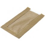 ECOFOL Papírový sáček 16+6x28 cm hnědý s okénkem krt/1000 ks – Zboží Mobilmania