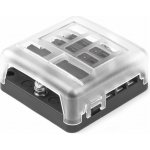 Distribuční blok - 6 pojistek, kladný i záporný pól /pojistkový držák/ – Zboží Mobilmania