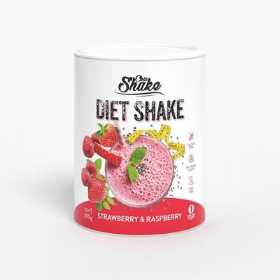 Chia Shake Dietní Koktejl Jahoda Malina 300 g – Zboží Mobilmania