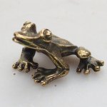 e-bonsai Kovová figurka - žabka – Sleviste.cz