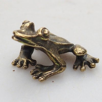 e-bonsai Kovová figurka - žabka – Sleviste.cz