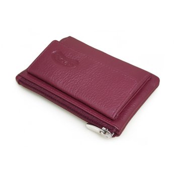 Dámská kožená peněženka Nivasaža N139-MRC-V vínová